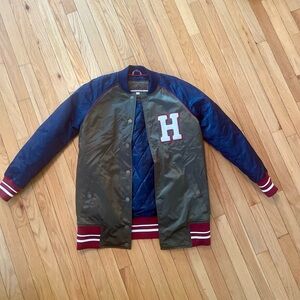 Tommy Hilfiger Big H Letterman Varsity Jacket men’s Size S/